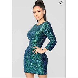Fashion Nova sequin dress